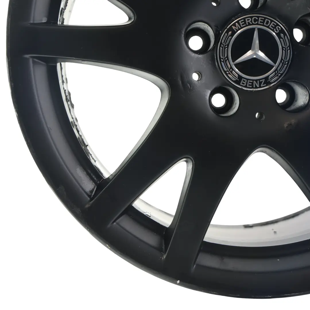 Mercedes CLS C219 Felge Alu Schwarz 17" 8,5J ET:18 5 Doppel Speiche - SKU A2194010702-2 - Teilenummer A2194010702