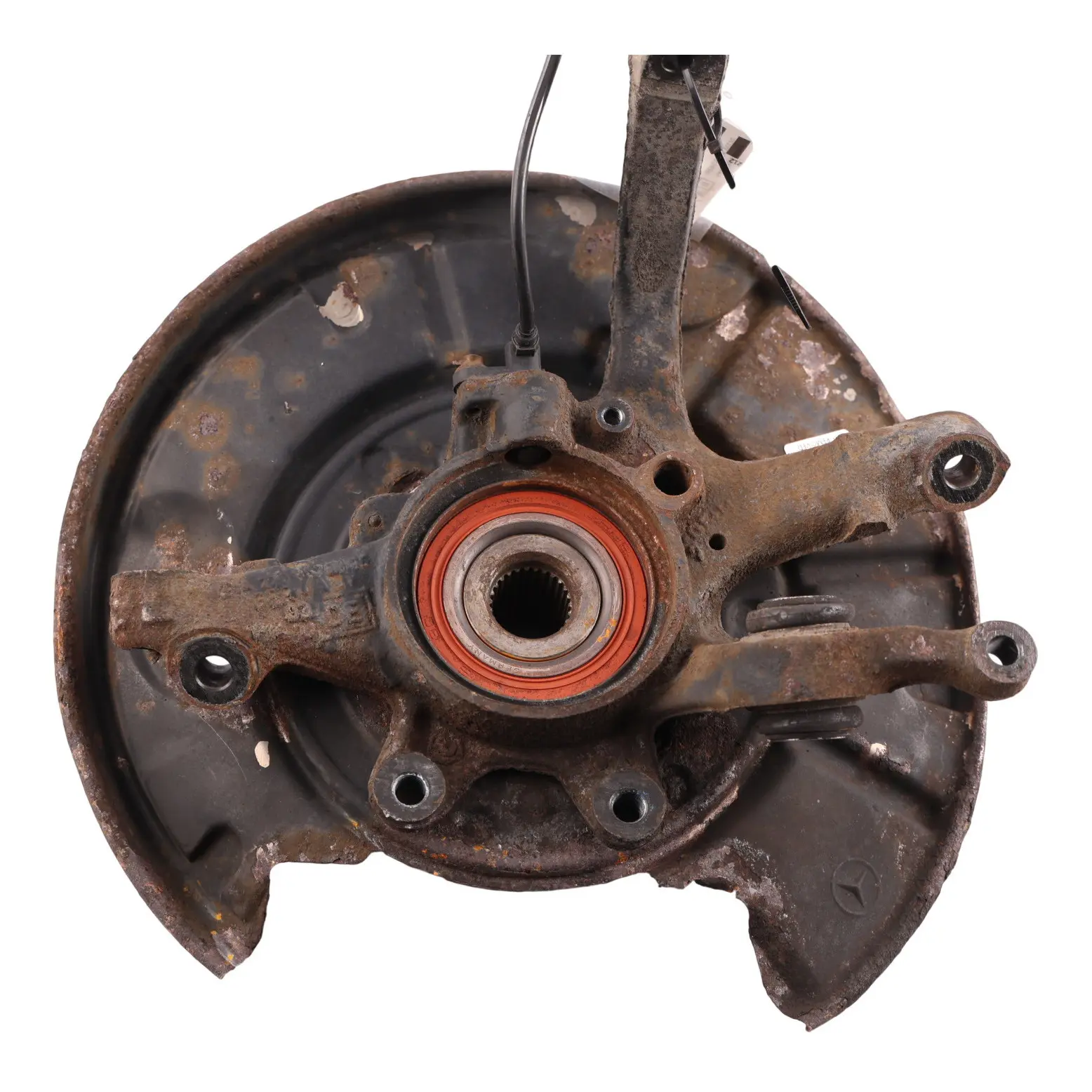 Mercedes W220 S350 Rear Axle Carrier Wheel Hub Arm Joint Left N/S A2203509210