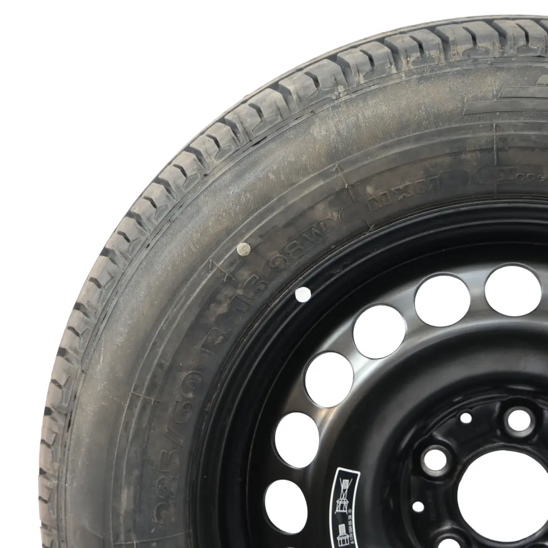 Koło Zapasowe 16" 7.5J ET:46 Czarne do Mercedes W220 o numerze A2204001202 Mercedes W220 Koło Zapasowe 16" 7.5J ET:46 Czarne - SKU A2204001202 - Numer Części A2204001202