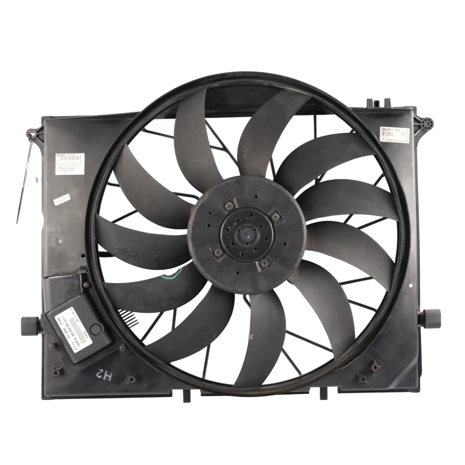 Mercedes C215 W220 Engine Cooling Radiator Fan 650W 13V A2205000193