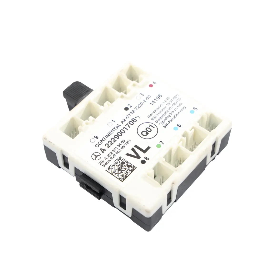 Mercedes W205 Door Control Module Front Left N/S - SKU A2229001708 - Part number A2229001708