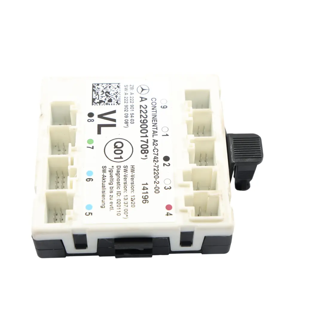 Mercedes W205 Door Control Module Front Left N/S - SKU A2229001708 - Part number A2229001708