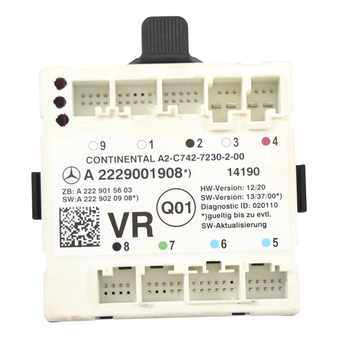 Mercedes W205 Moduł Sterowania Drzwiami ECU Przedni Prawy - SKU A2229001908 - Numer Części A2229001908