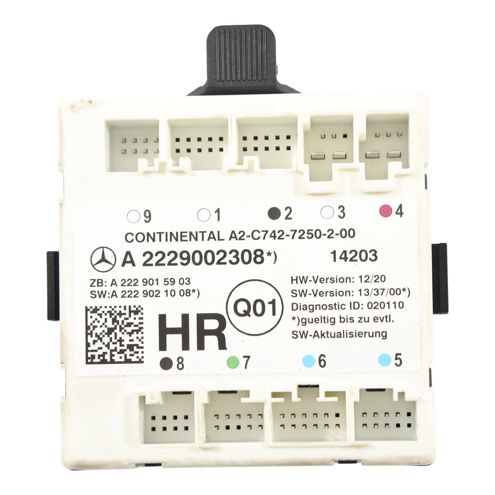 Mercedes W205 S205 W222 Tür Steuermodul ECU Hinten Rechts A2229002308