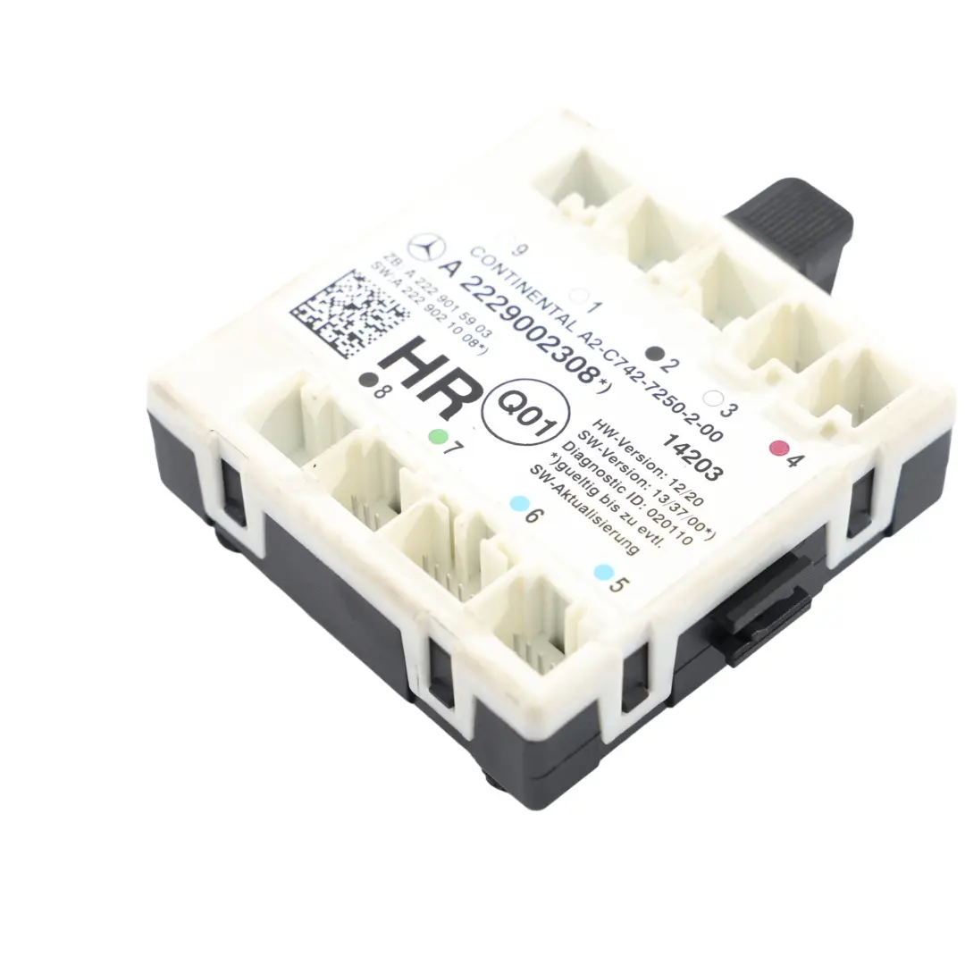 Mercedes W205 S205 W222 Modulo Controllo Porta ECU Posteriore Destro - SKU A2229002308 - Numero di parte A2229002308