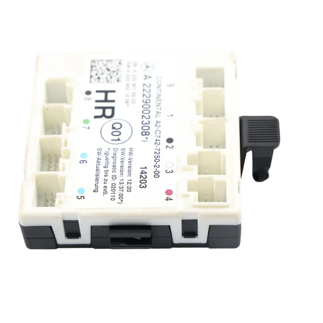 Mercedes W205 S205 W222 Tür Steuermodul ECU Hinten Rechts - SKU A2229002308 - Teilenummer A2229002308
