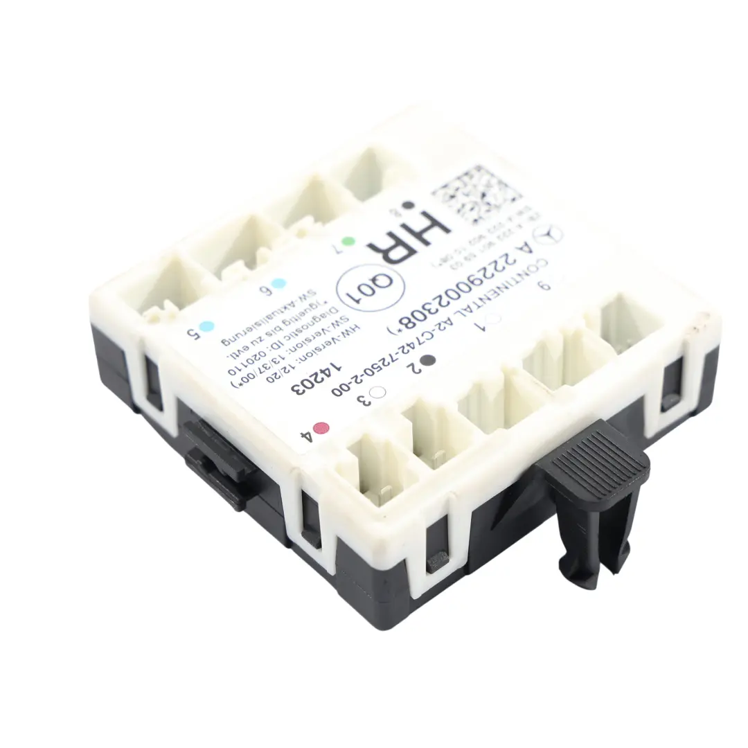 Moduł Drzwi ECU Tylny Prawy do Mercedes W205 S205 W222 o numerze A2229002308 Mercedes W205 S205 W222 Moduł Drzwi ECU Tylny Prawy - SKU A2229002308 - Numer Części A2229002308