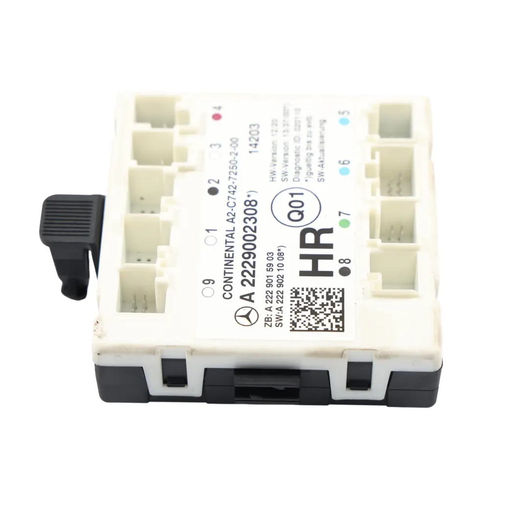 Módulo Control Puerta ECU Trasero Derecho para Mercedes W205 S205 W222 con número de pieza A2229002308 Mercedes W205 S205 W222 Módulo Control Puerta ECU Trasero Derecho - SKU A2229002308 - Número de pieza A2229002308