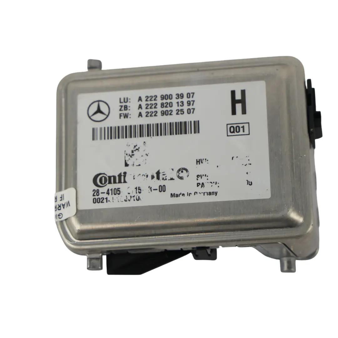 Mercedes C217 W205 W222 Front Windscreen View Camera Control Unit - SKU A2229003907 - Part number A2229003907