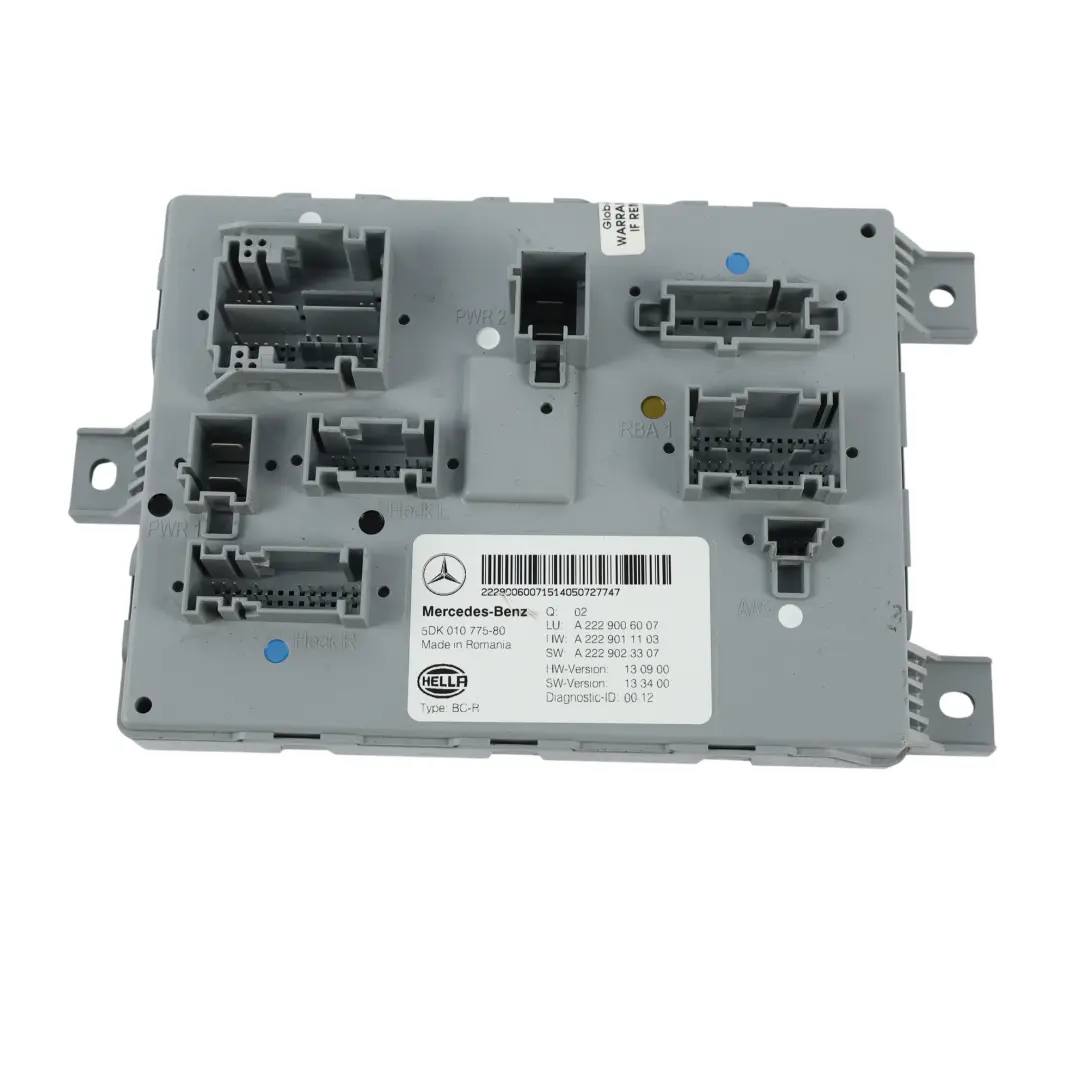 Mercedes W205 Modulo Unità Controllo Comfort SAM - SKU A2229006007 - Numero di parte A2229006007