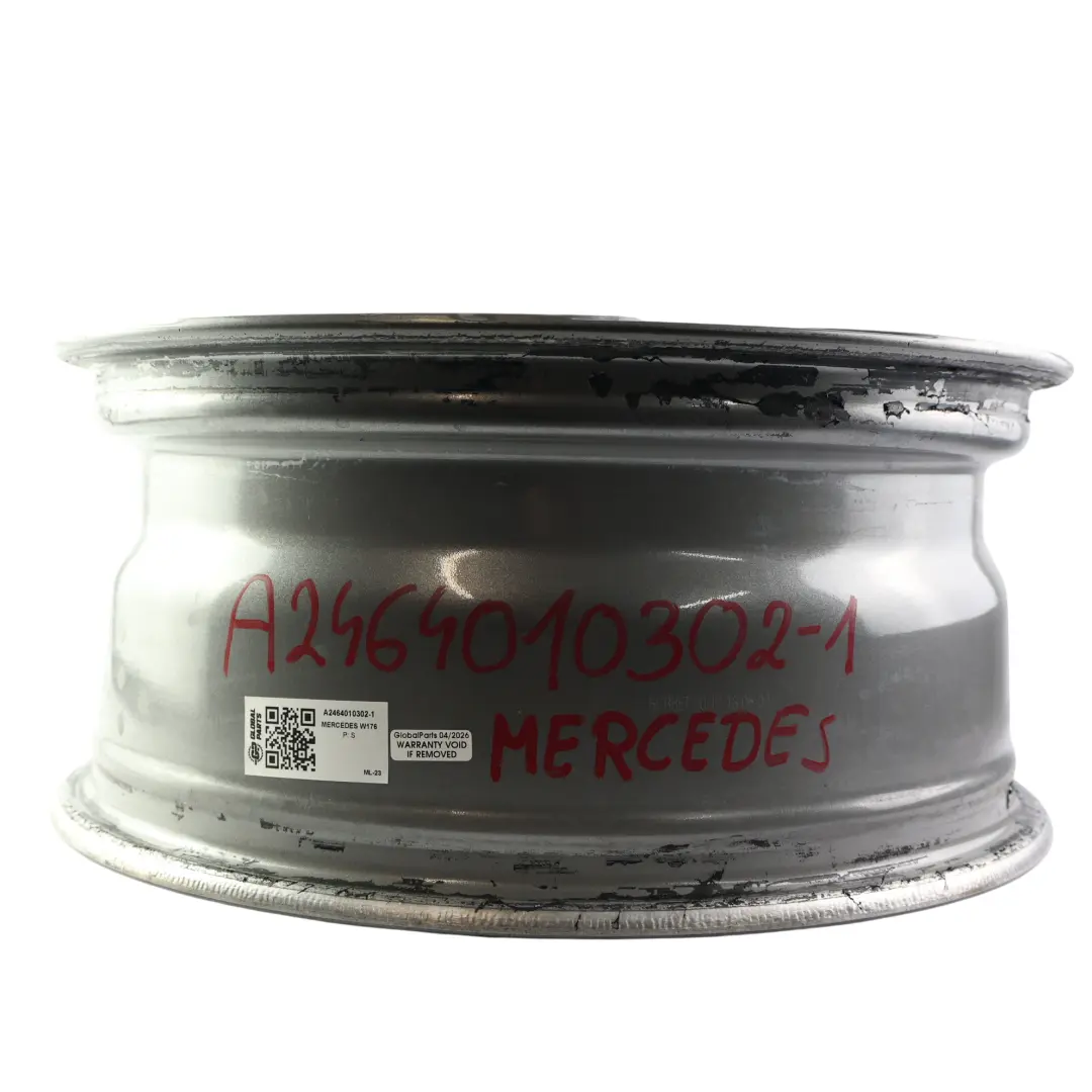 Mercedes W176 Llanta Aleación 17" 5 Radios Dobles ET:52.5 7.5J - SKU A2464010302-1 - Número de pieza A2464010302