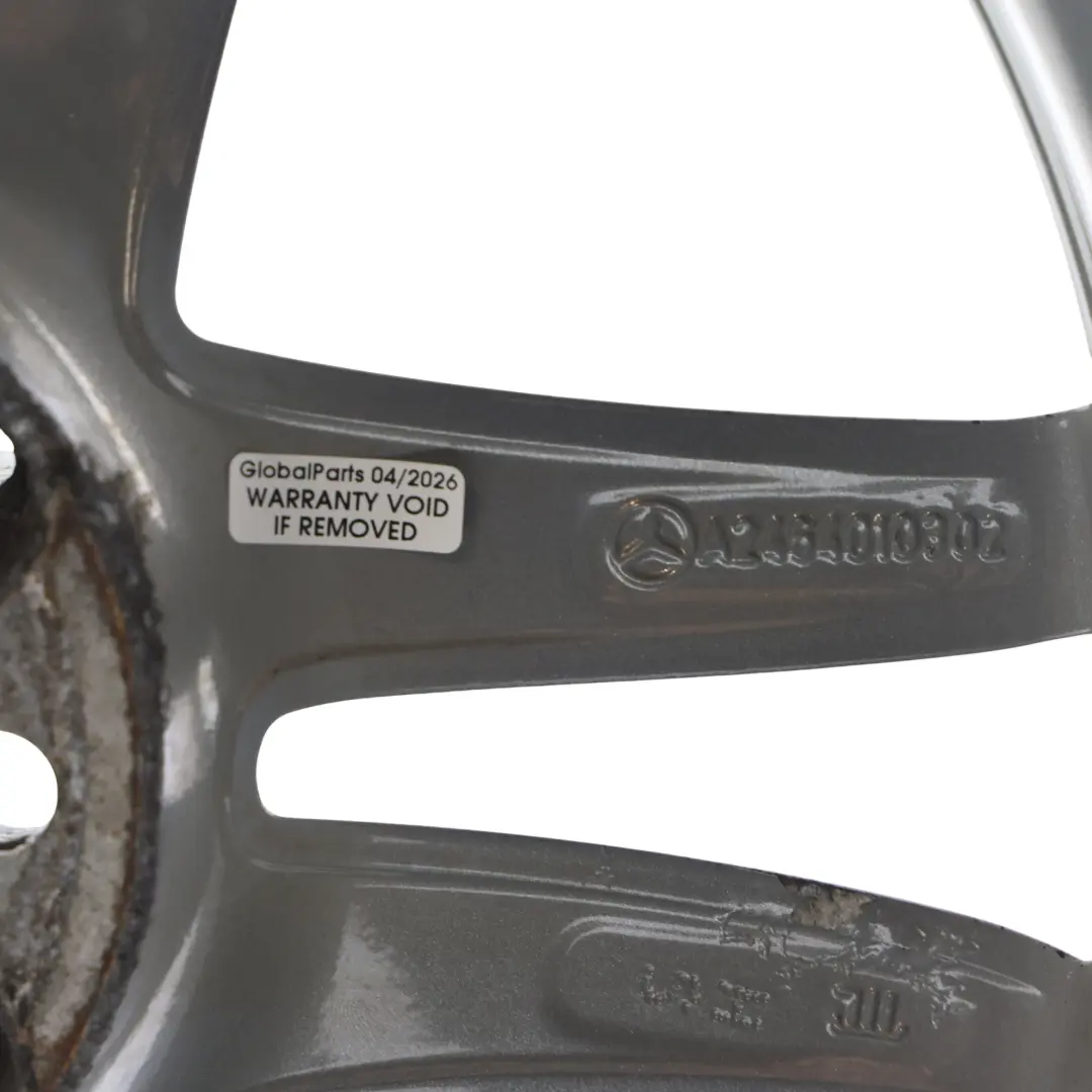 Mercedes W176 Felga Aluminiowa 17" 5 Double Spoke ET:52.5 7.5J - SKU A2464010302-1 - Numer Części A2464010302