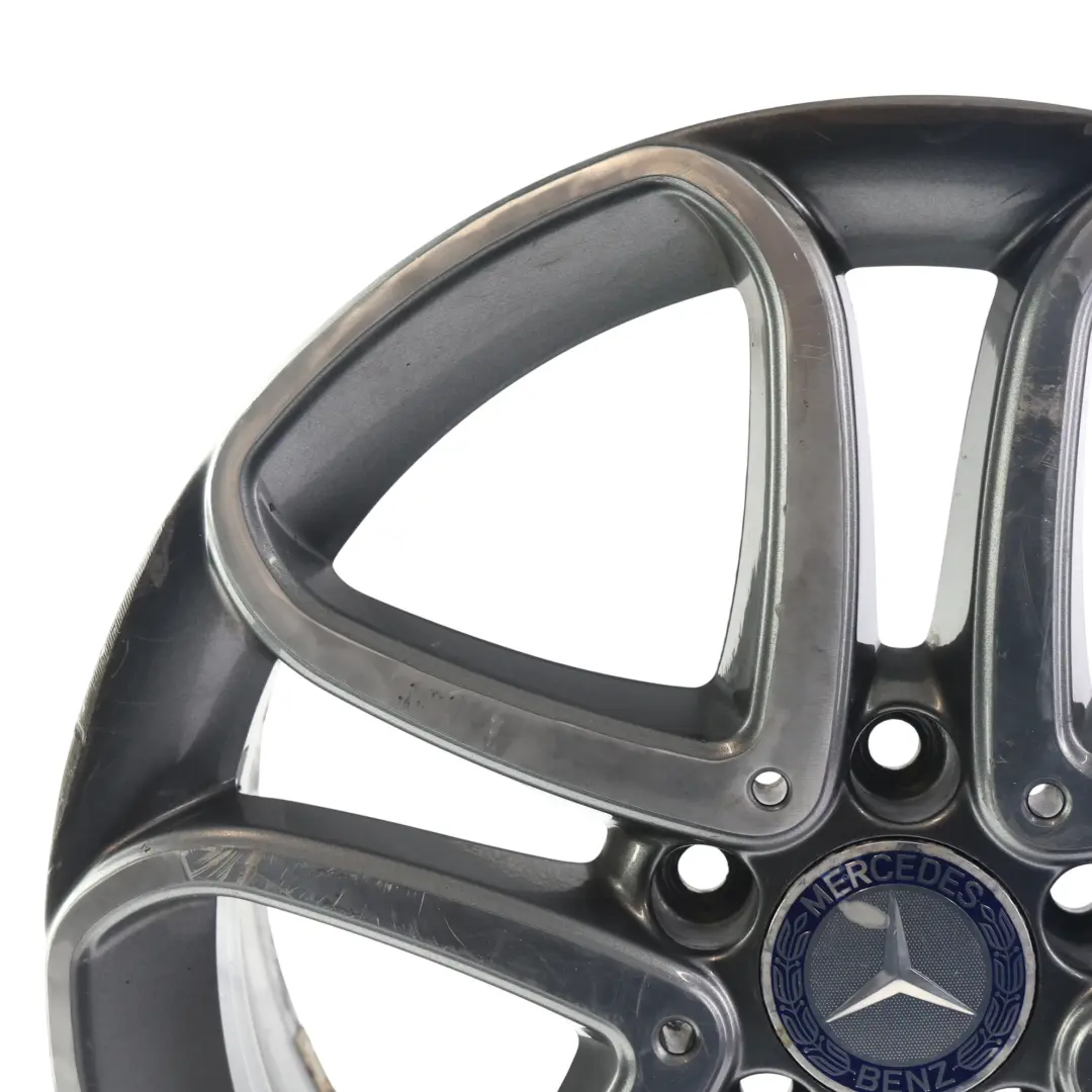 Mercedes W176 Cerchio Ruota In Lega 17" ET:52.5 7.5J 5 Doppie Razze - SKU A2464010302-2 - Numero di parte A2464010302