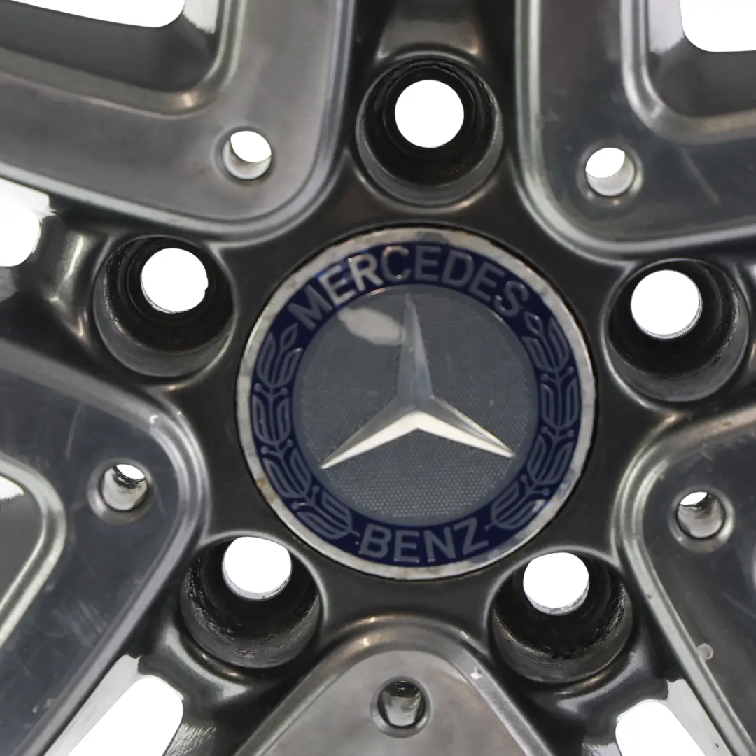 Mercedes W176 Llanta De Aleación 17" ET:52.5 7.5J 5 Radios Dobles - SKU A2464010302-2 - Número de pieza A2464010302