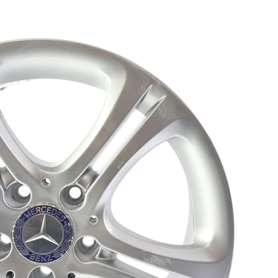 Cerchione Lega Argento 17" 7.5J ET:52.5 per Mercedes W176 W246 con numero di parte A2464011002 Mercedes W176 W246 Cerchione Lega Argento 17" 7.5J ET:52.5 - SKU A2464011002-6 - Numero di parte A2464011002