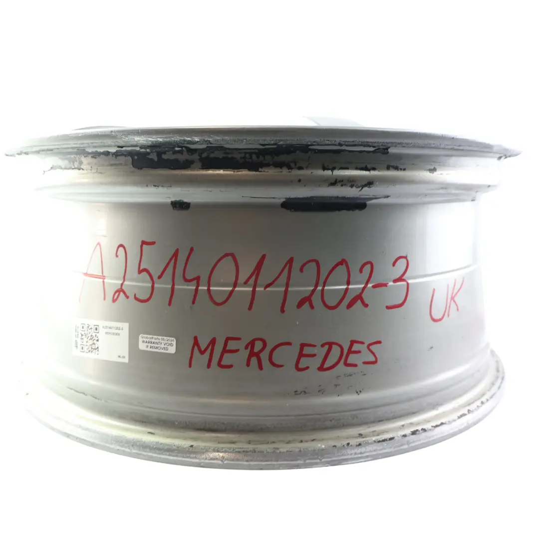 Alloy Rim 19" 8J ET:67 5 Spoke to Mercedes W251 Silver Wheel with Part number A2514011202 Mercedes W251 Silver Wheel Alloy Rim 19" 8J ET:67 5 Spoke - SKU A2514011202-3 - Part number A2514011202