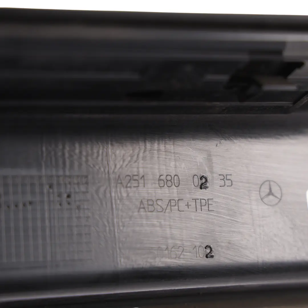 Mercedes W251 Door Side Sill Strip Step Trim Panel Rear Right O/S - SKU A2516800235 - Part number A2516800235