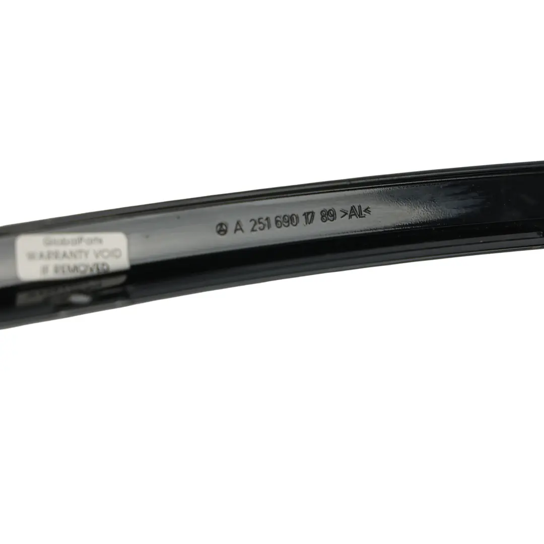 Moldura Cubierta Panel Puerta Trasera Izquierda para Mercedes W251 con número de pieza A2516901789 Mercedes W251 Moldura Cubierta Panel Puerta Trasera Izquierda - SKU A2516901789 - Número de pieza A2516901789