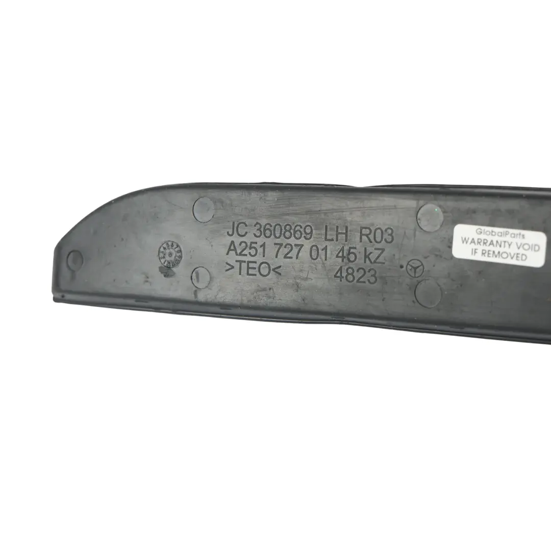 Mercedes V251 W251 Revestimiento Panel Puerta Delantero Izquierdo - SKU A2517270145 - Número de pieza A2517270145