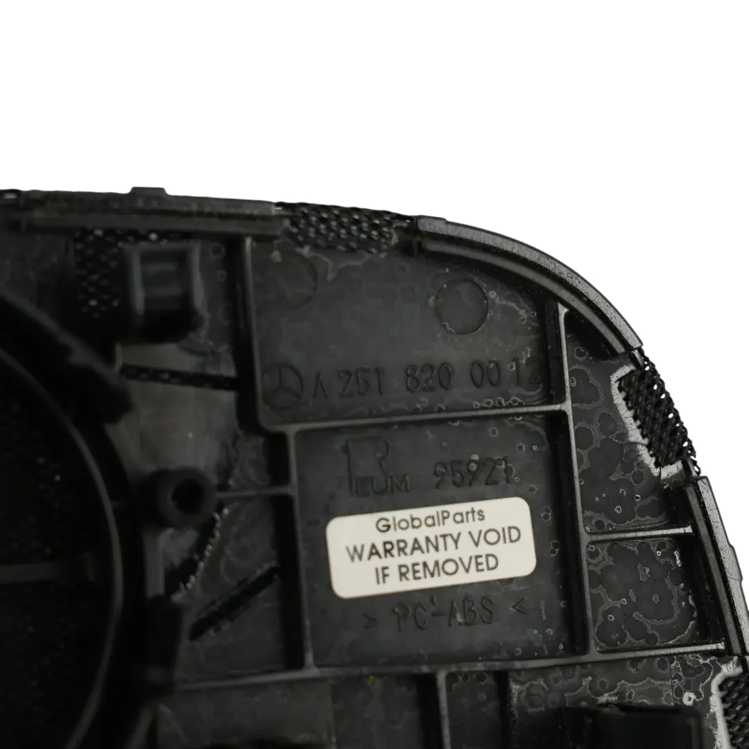 Mercedes W251 Copertura Griglia Altoparlante Centrale Cruscotto - SKU A2518200012 - Numero di parte A2518200012
