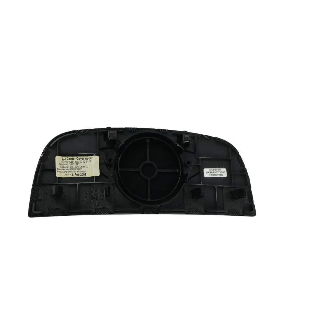 Mercedes W251 Copertura Griglia Altoparlante Centrale Cruscotto - SKU A2518200012 - Numero di parte A2518200012