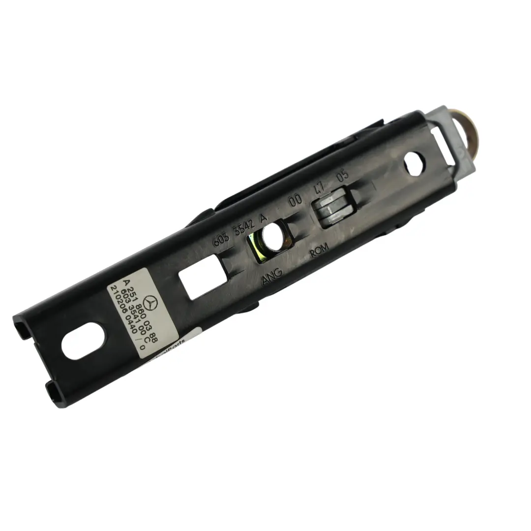 Front Seat Safety Belt Regulator Adjuster to Mercedes W251 with Part number A2518600388 Mercedes W251 Front Seat Safety Belt Regulator Adjuster - SKU A2518600388 - Part number A2518600388