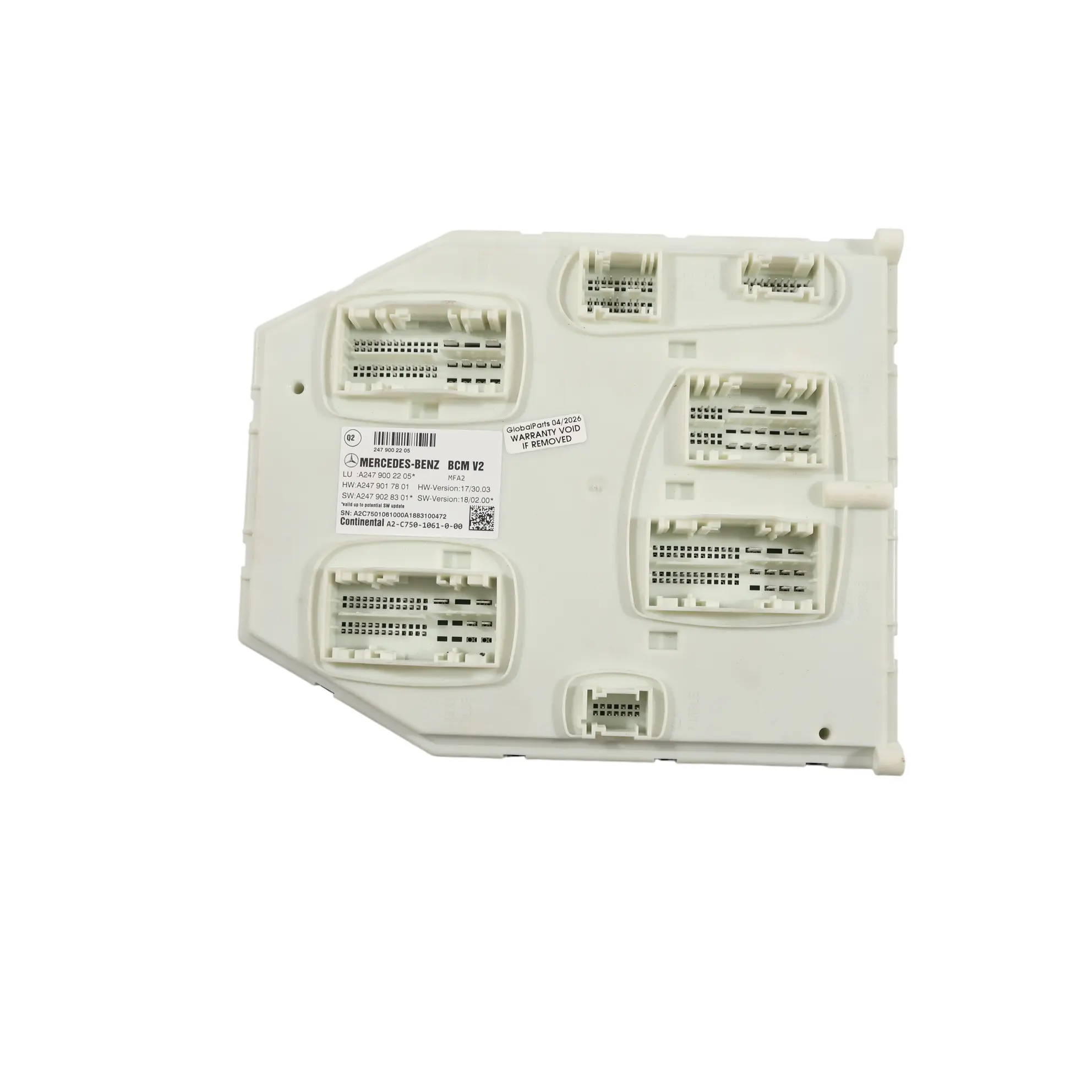 Mercedes W177 Modulo Controllo Comfort Carrozzeria BCM V2 A2479002205