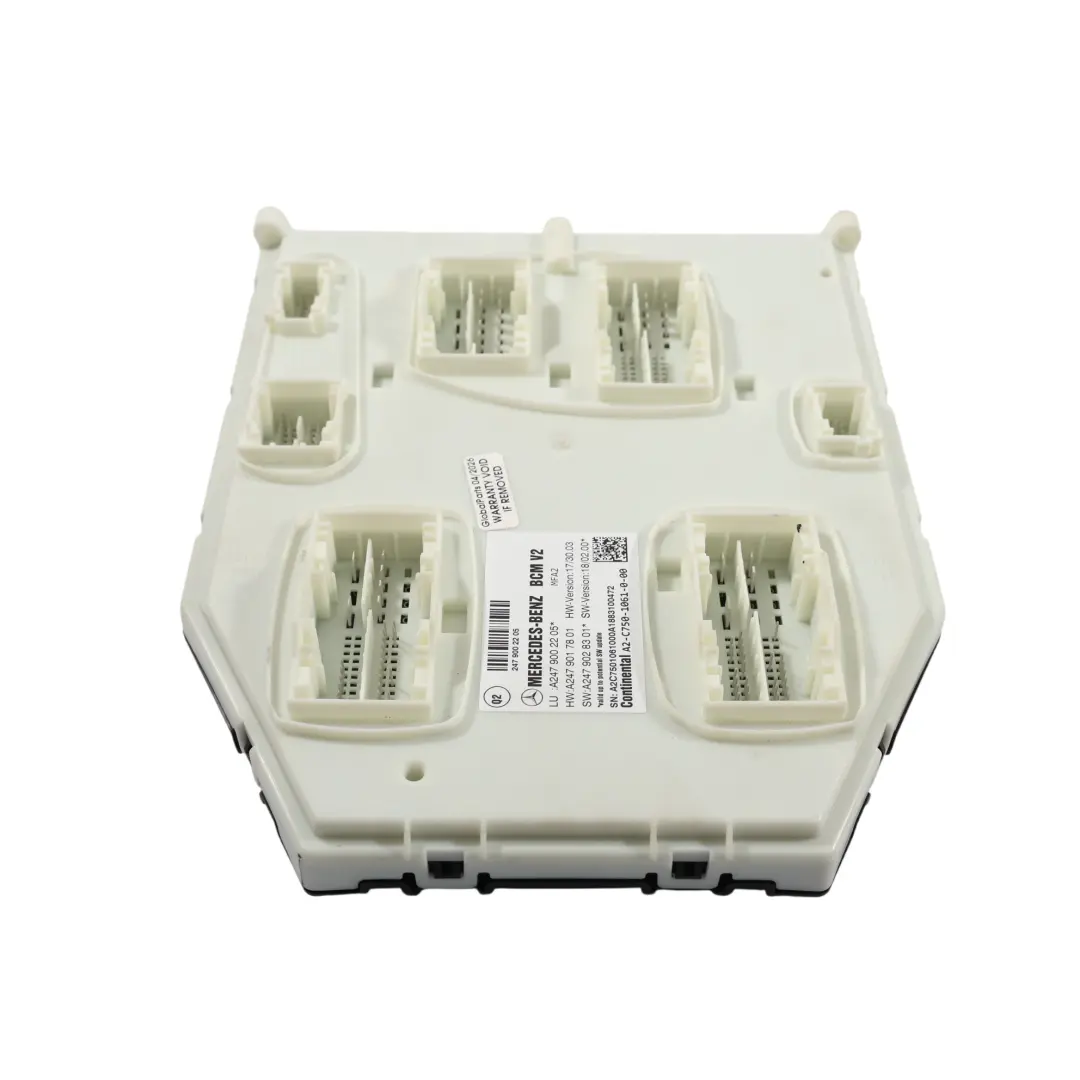 Modulo Controllo Comfort Carrozzeria BCM V2 per Mercedes W177 con numero di parte A2479002205 Mercedes W177 Modulo Controllo Comfort Carrozzeria BCM V2 - SKU A2479002205 - Numero di parte A2479002205