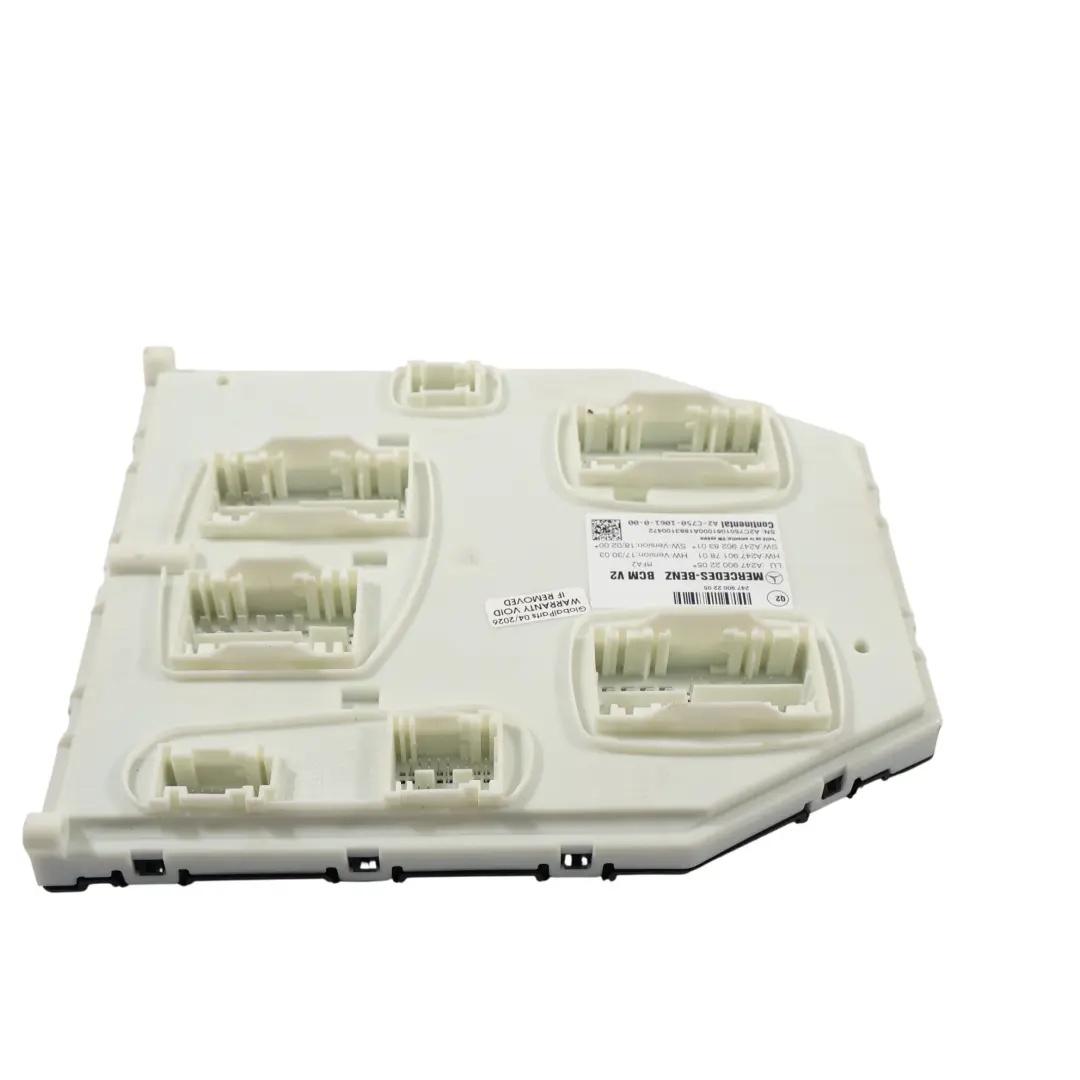 Module Unité Contrôle Confort Carrosserie BCM V2 pour Mercedes W177 à propos du numéro de pièce A2479002205 Mercedes W177 Module Unité Contrôle Confort Carrosserie BCM V2 - SKU A2479002205 - Numéro de pièce A2479002205