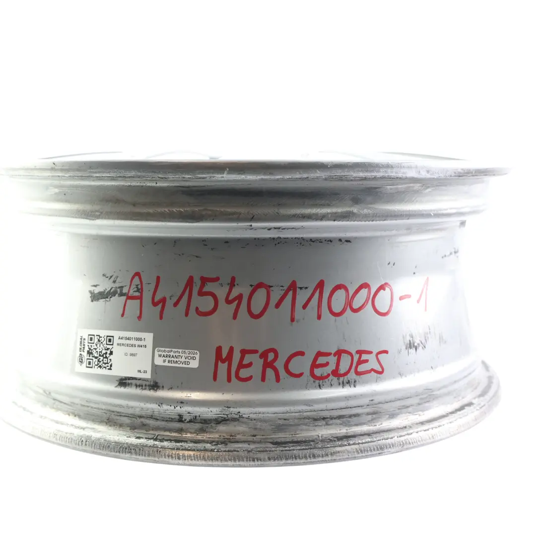 Alu Felge Silber 16" ET44 6.5J für Mercedes Citan W415 mit Teilenummer A4154011000 Mercedes Citan W415 Alu Felge Silber 16" ET44 6.5J - SKU A4154011000-1 - Teilenummer A4154011000