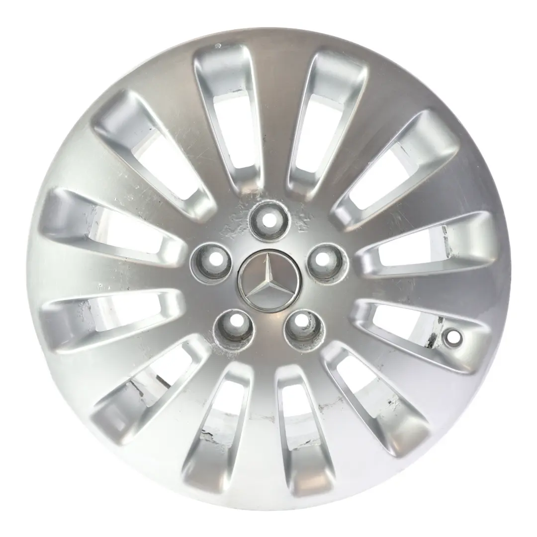 Alloy Wheel Rim Silver 16" ET44 6.5J to Mercedes Citan W415 with Part number A4154011000 Mercedes Citan W415 Alloy Wheel Rim Silver 16" ET44 6.5J - SKU A4154011000-3 - Part number A4154011000