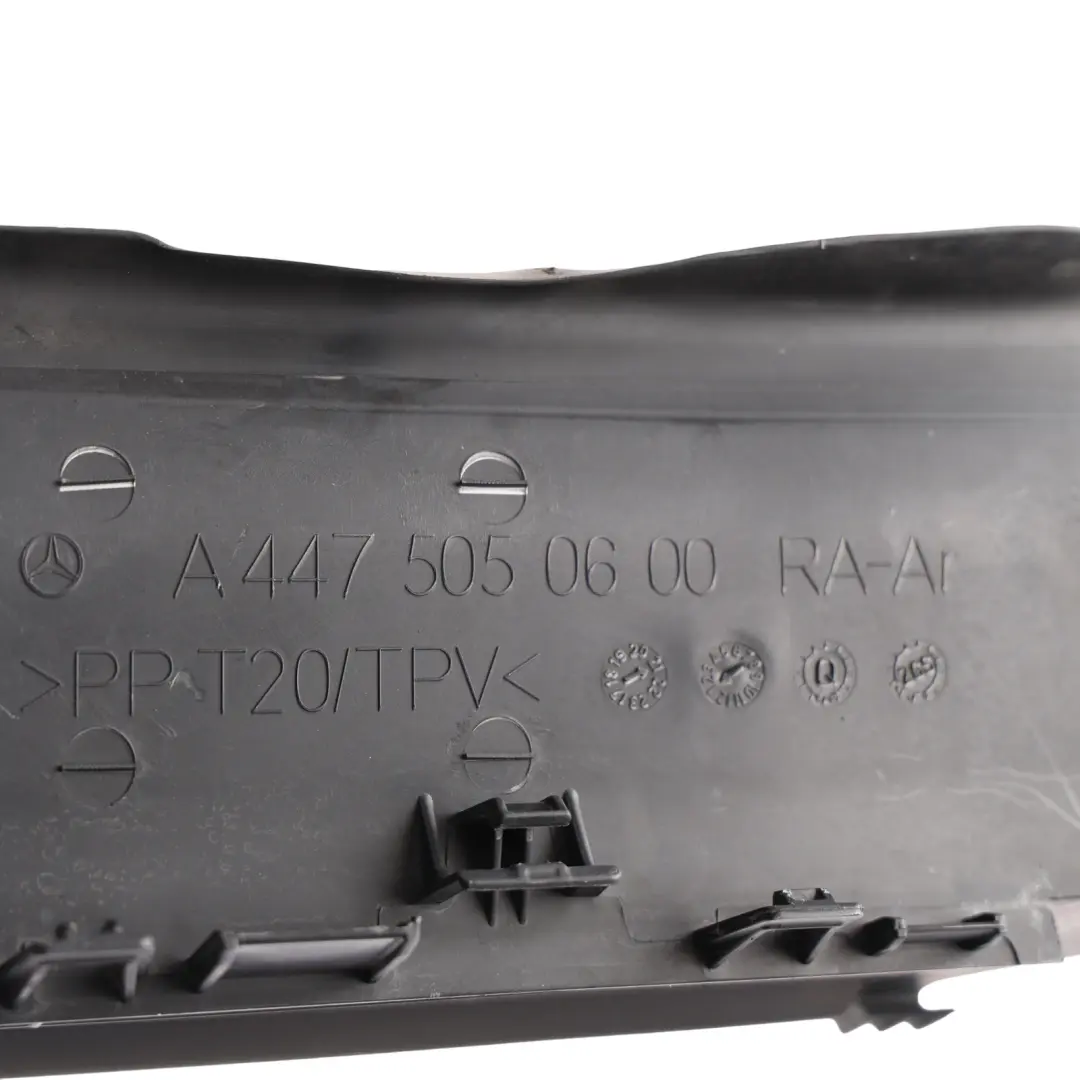 Mercedes Vito W447 Radiator Upper Air Duct Channel Front - SKU A4475050600 - Part number A4475050600