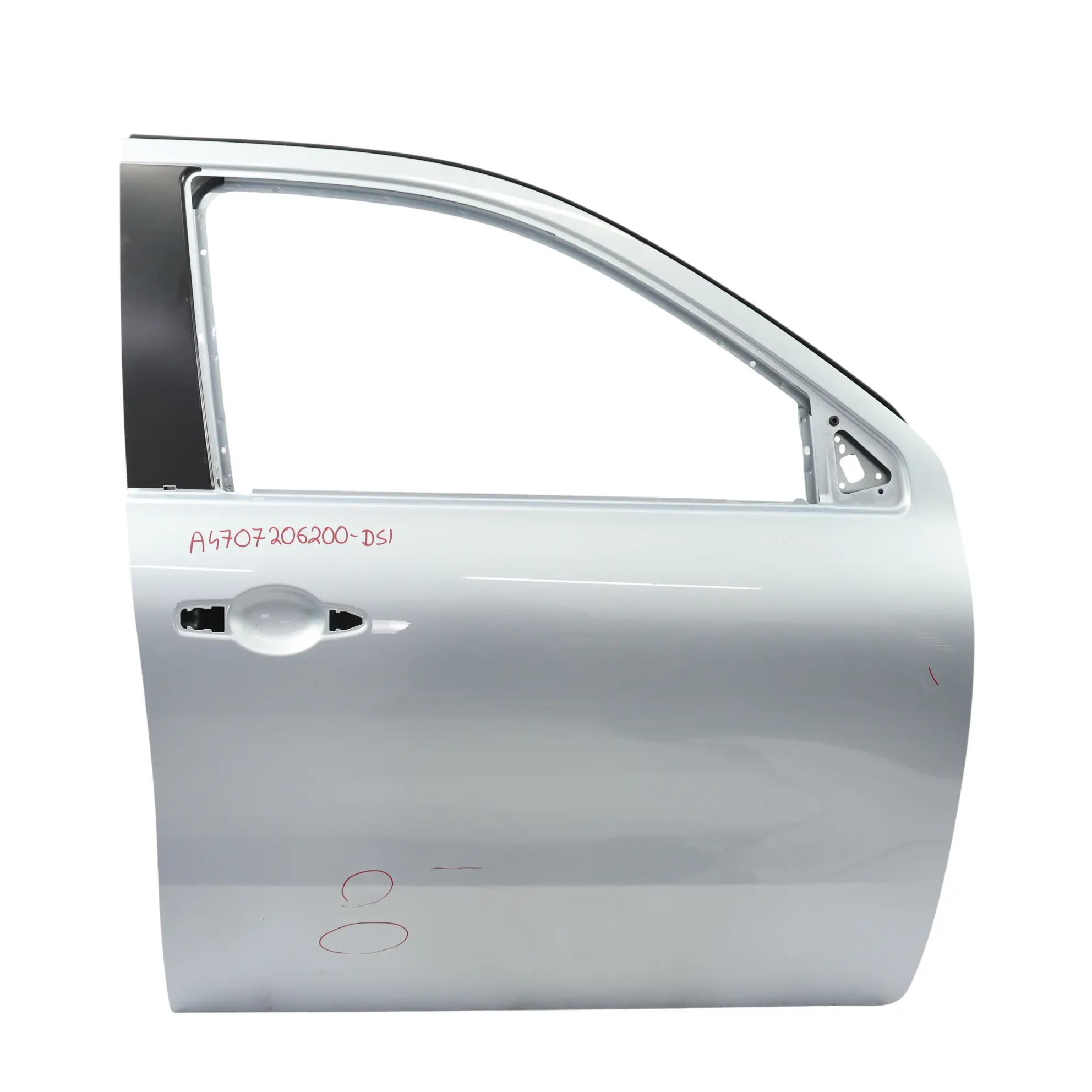 Mercedes W470 Door Front Right O/S Diamond Silver Metallic - 988