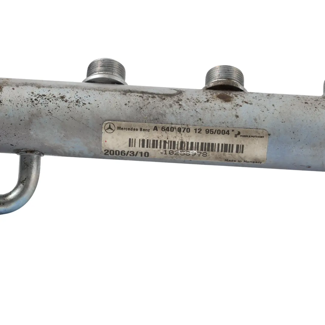 Mercedes W169 W245 Rampa Inyección Combustible Distribuidor Diésel - SKU A6400701295 - Número de pieza A6400701295