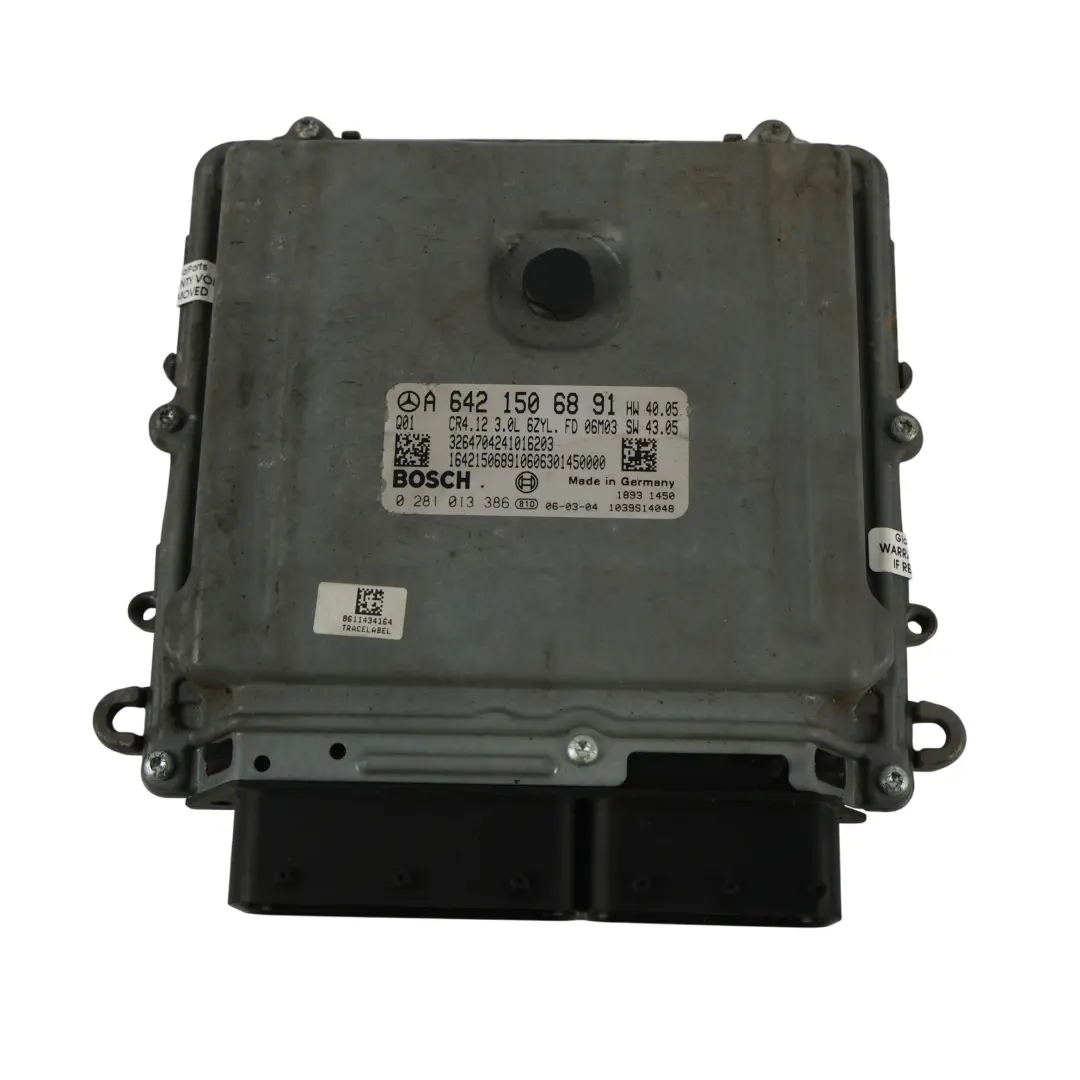 Mercedes W251 R320 CDI OM642.950 223HP Motor Steuergerät Modul ECU - SKU A6421506891 - Teilenummer A6421506891