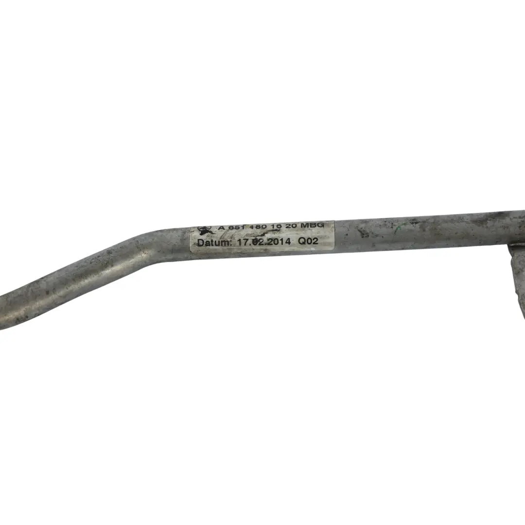 Mercedes C117 Tubo Linea Olio Lubrificazione Turbocompressore - SKU A6511801620 - Numero di parte A6511801620