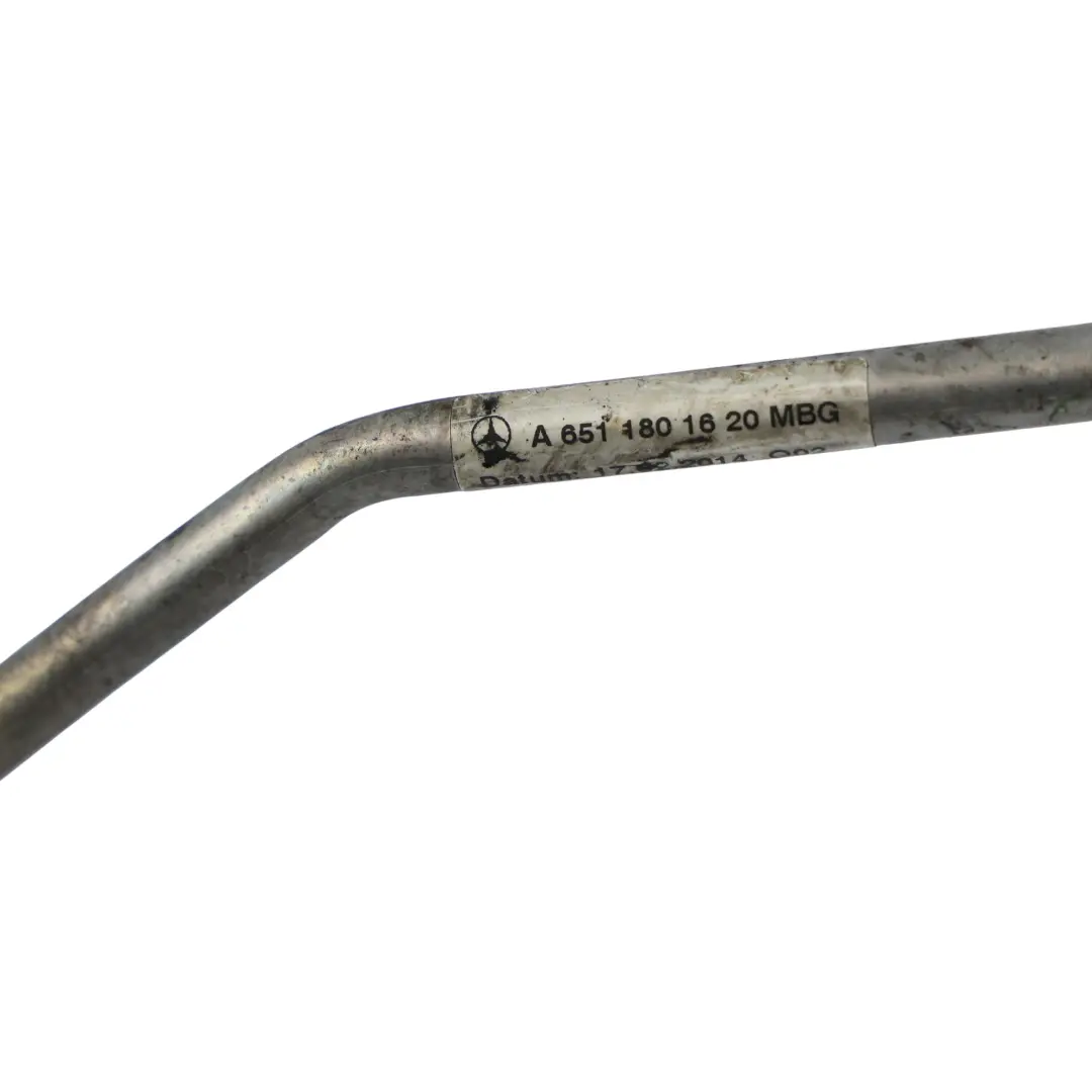 Mercedes C117 Tubo Linea Olio Lubrificazione Turbocompressore - SKU A6511801620 - Numero di parte A6511801620