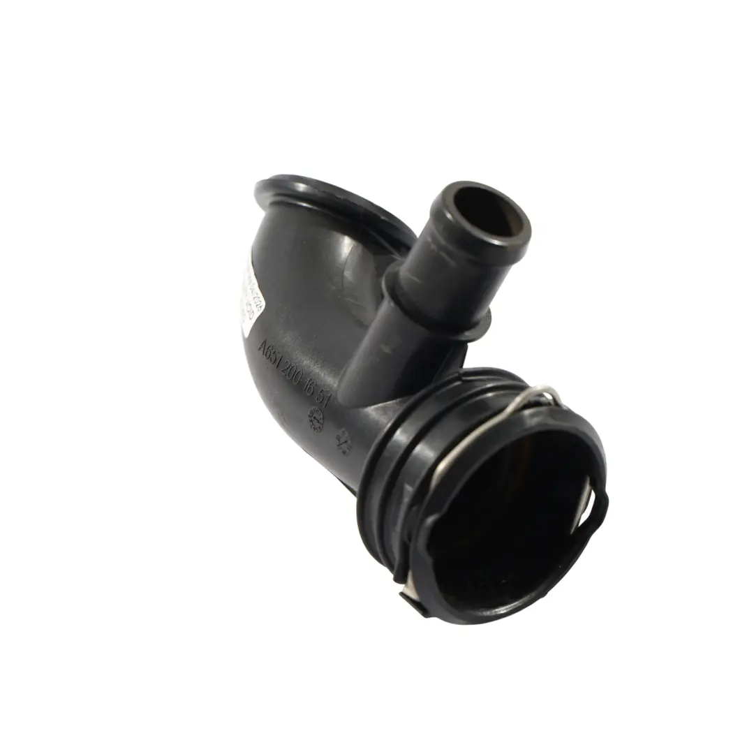 Mercedes W204 Engine Coolant Water Pump Pipe Line OM651 Diesel - SKU A6512001651 - Part number A6512001651
