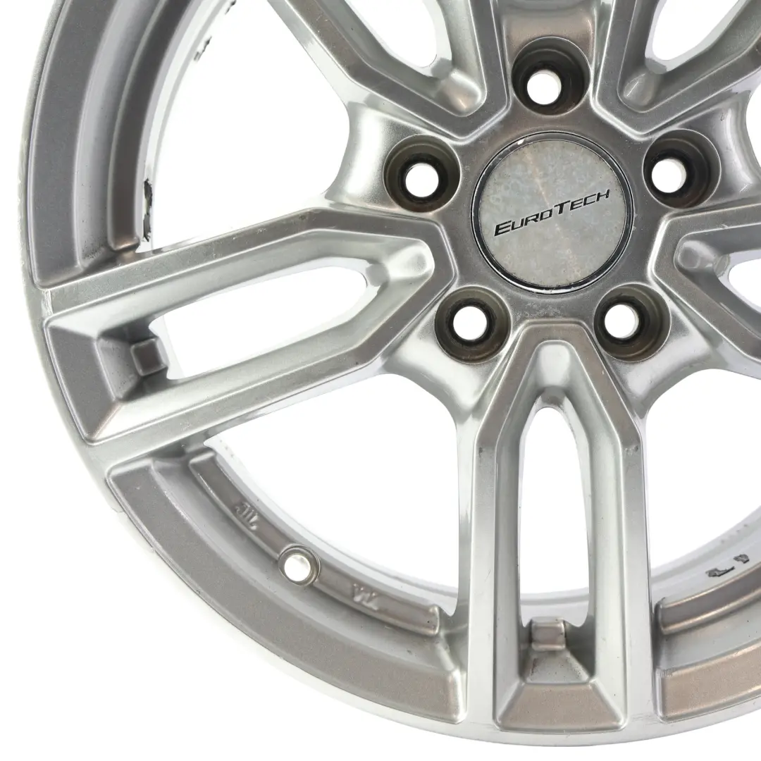 Audi Alloy Wheel Rim Silver 16" 6.5J ET:48 Eurotech D762B - SKU AUDI-VIA-16-1 - Part number AUDI-VIA-16