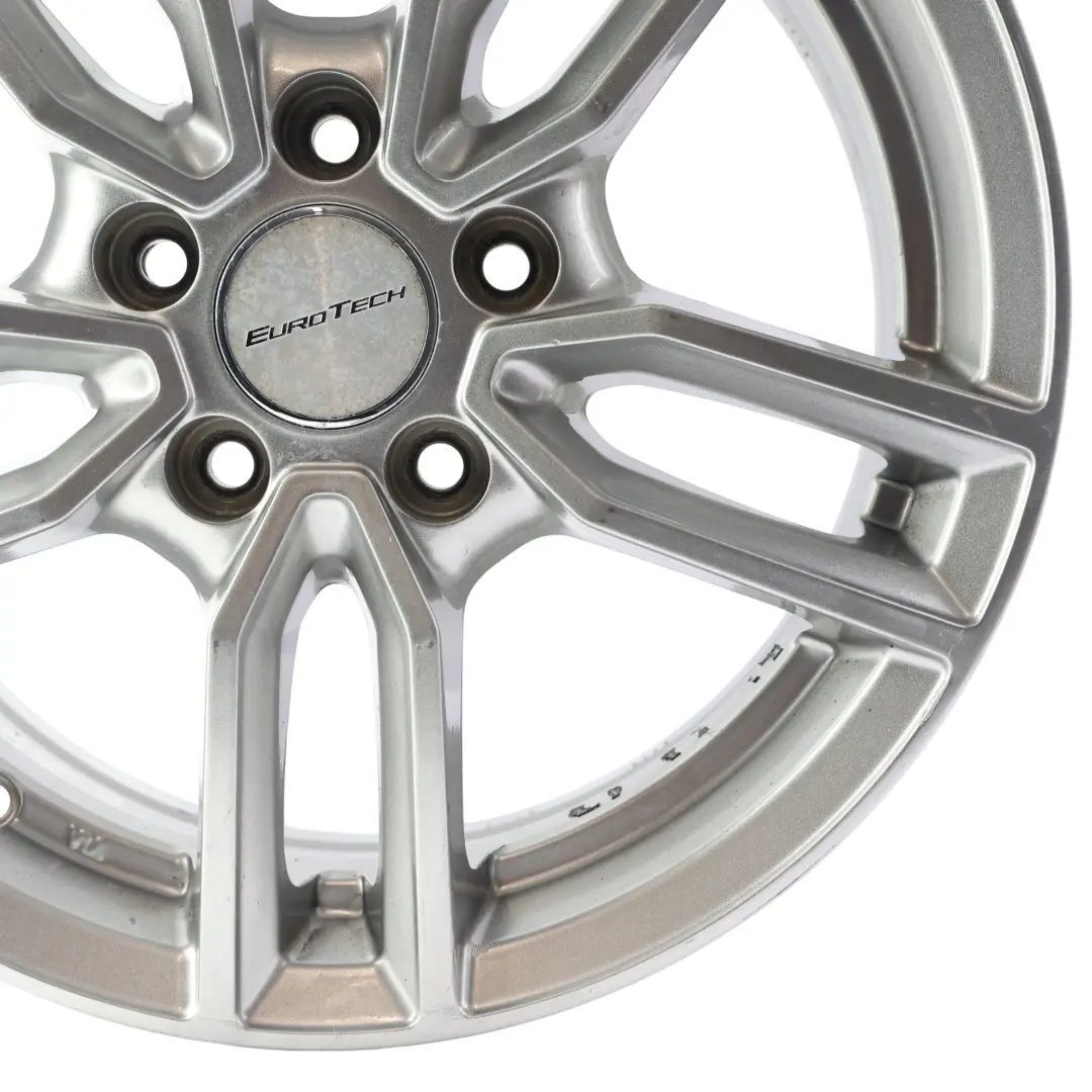 Audi Alloy Wheel Rim Silver 16" 6.5J ET:48 Eurotech D762B - SKU AUDI-VIA-16-1 - Part number AUDI-VIA-16