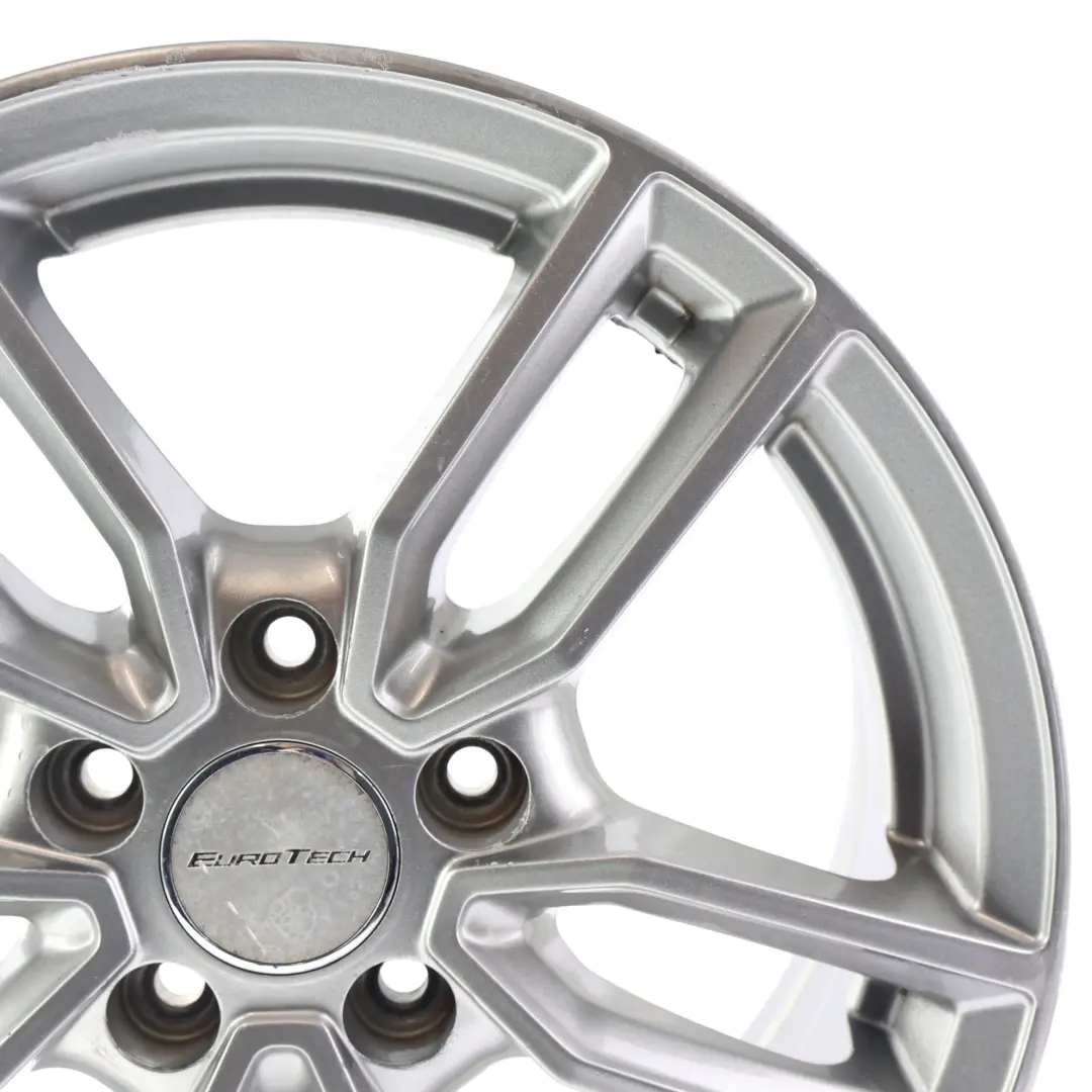 Alu Felge Silber 16" 6.5J ET:48 Eurotech D762B für Audi mit Teilenummer AUDI-VIA-16 Audi Alu Felge Silber 16" 6.5J ET:48 Eurotech D762B - SKU AUDI-VIA-16-2 - Teilenummer AUDI-VIA-16