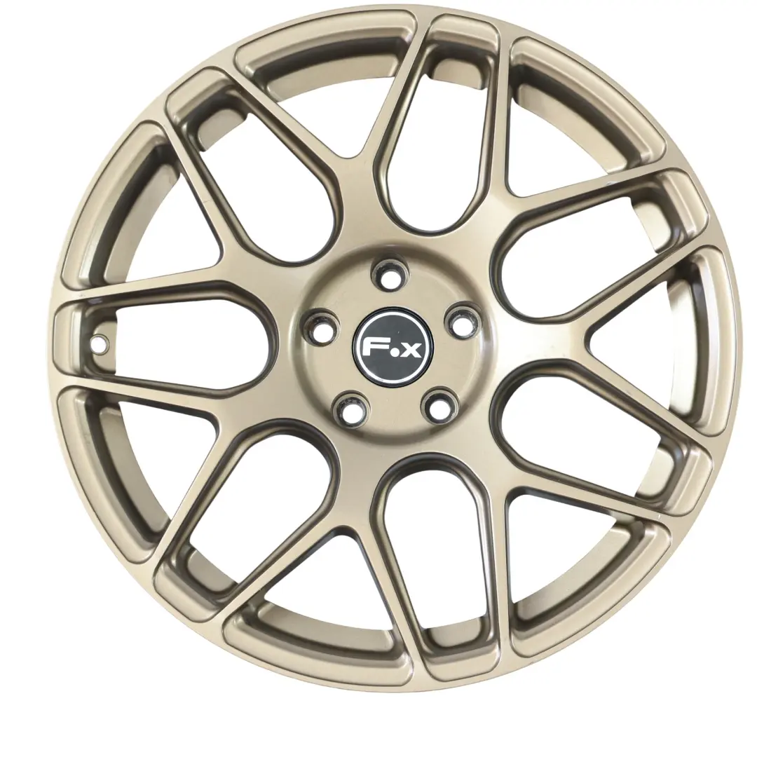 FOX PF3 Audi Front Rear Wheel Rims Alloy Bronze Mat 18" 5x112 SET - SKU AUDI-VIA-18-SET1 - Part number AUDI-VIA-18-SET1