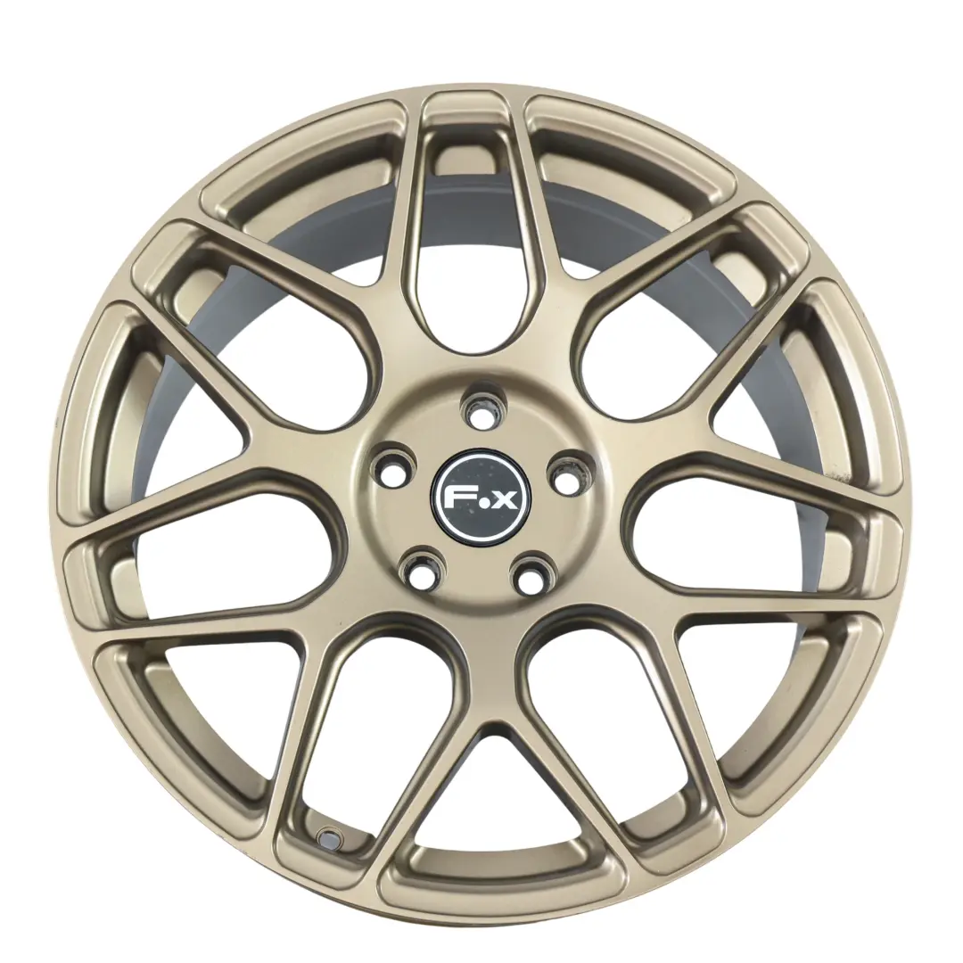 FOX PF3 Audi Front Rear Wheel Rims Alloy Bronze Mat 18" 5x112 SET - SKU AUDI-VIA-18-SET1 - Part number AUDI-VIA-18-SET1
