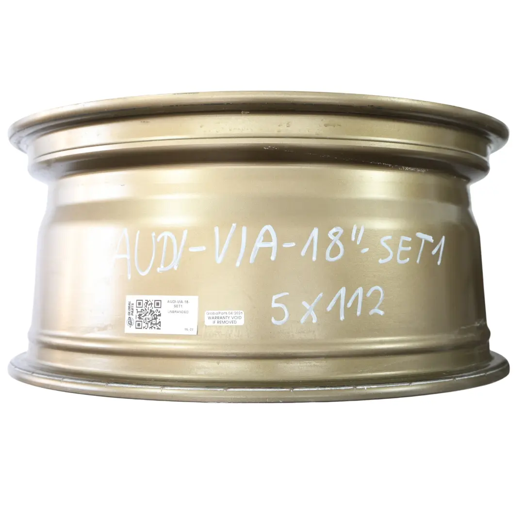 FOX PF3 Audi Front Rear Wheel Rims Alloy Bronze Mat 18" 5x112 SET - SKU AUDI-VIA-18-SET1 - Part number AUDI-VIA-18-SET1