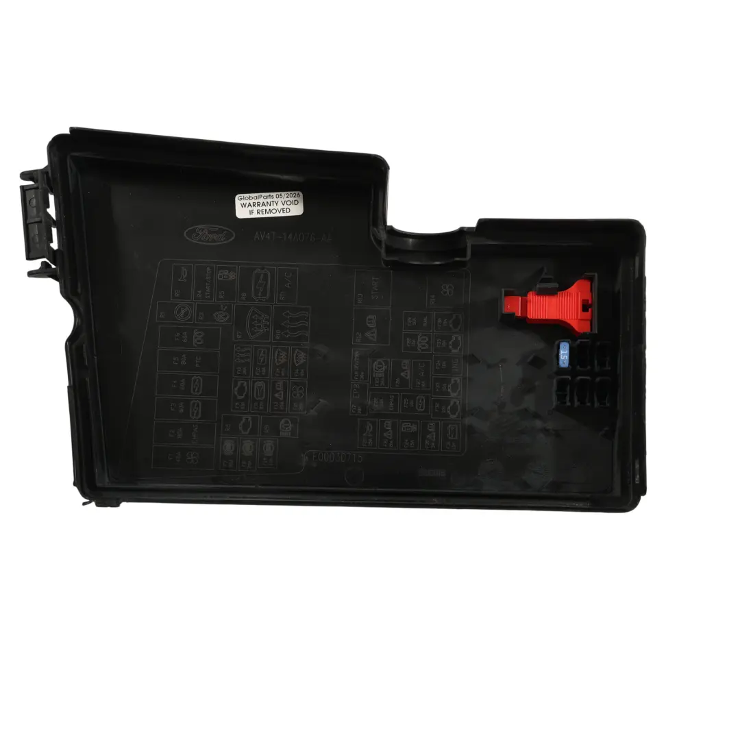 Ford Kuga Mk1 Engine Bay Fuse Box Cover Lid Top Plate - SKU AV4T-14A076-AA - Part number AV4T-14A076-AA