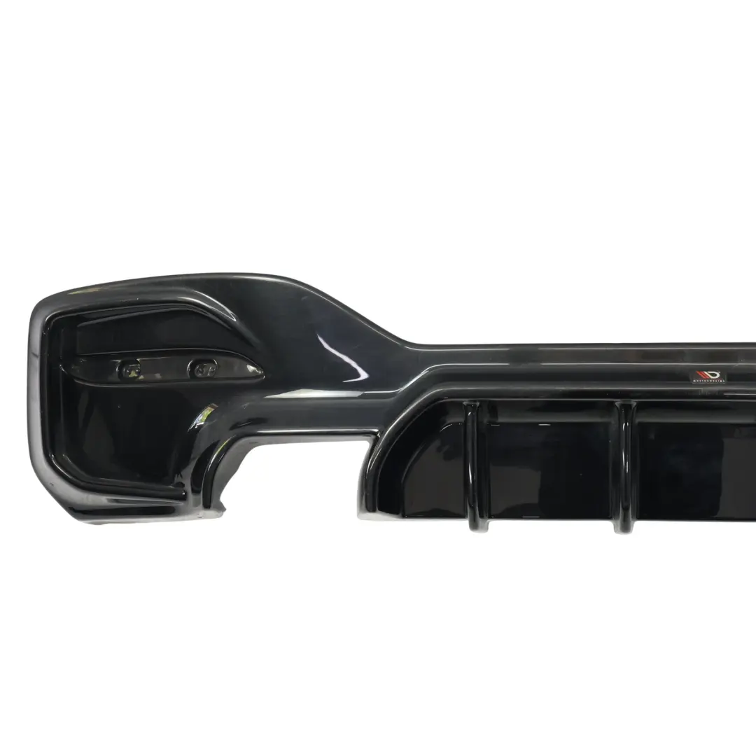 BMW F20 F21 LCI M140i Dyfuzor Zderzaka Czarny Wysoki Połysk Maxton Design - SKU BM-1-F20F-M-RS1G - Numer Części BM-1-F20F-M-RS1G