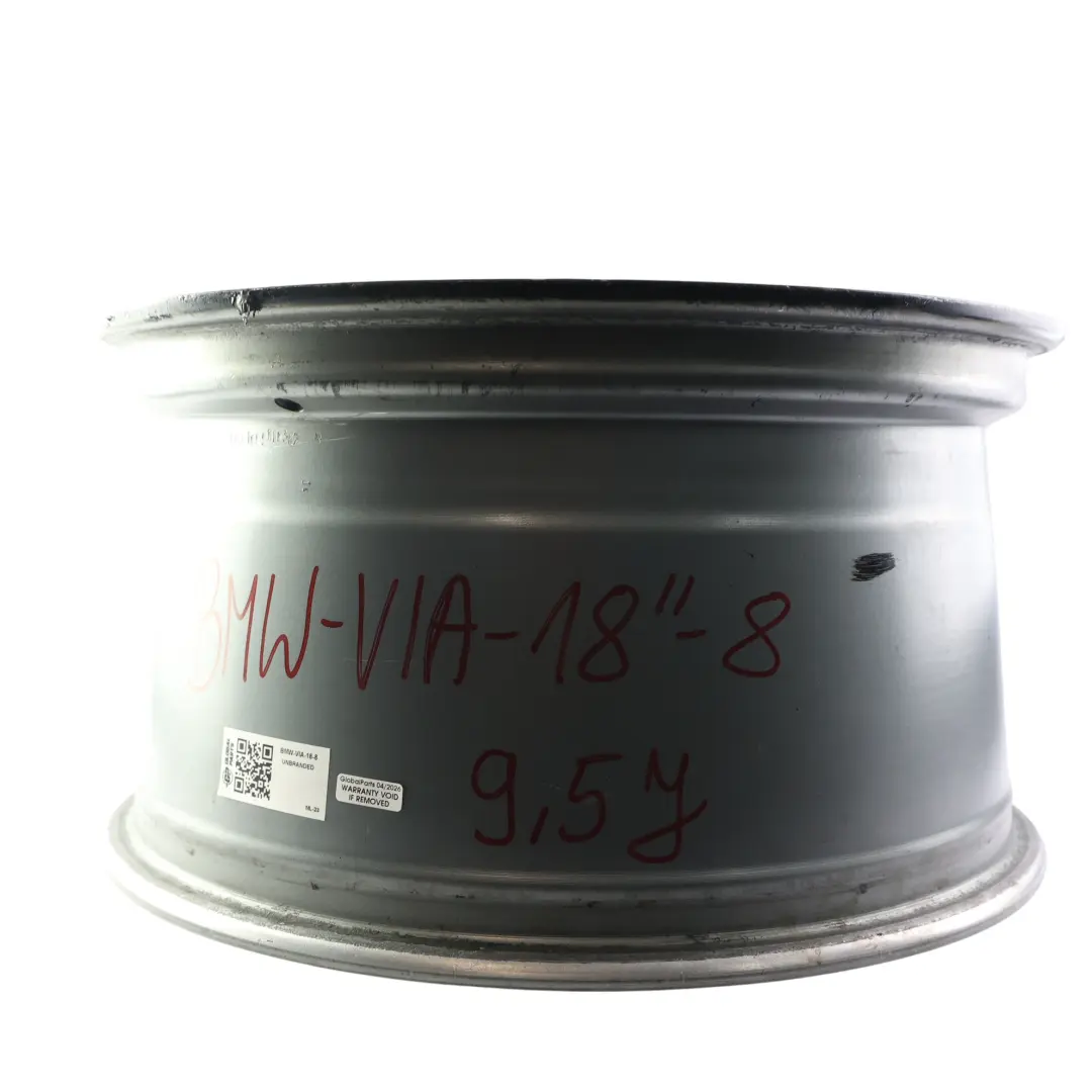 BMW Felga Aluminiowa Czarna VIA 18" 9.5J Podwójne Szprychy - SKU BMW-VIA-18-8 - Numer Części BMW-VIA-18