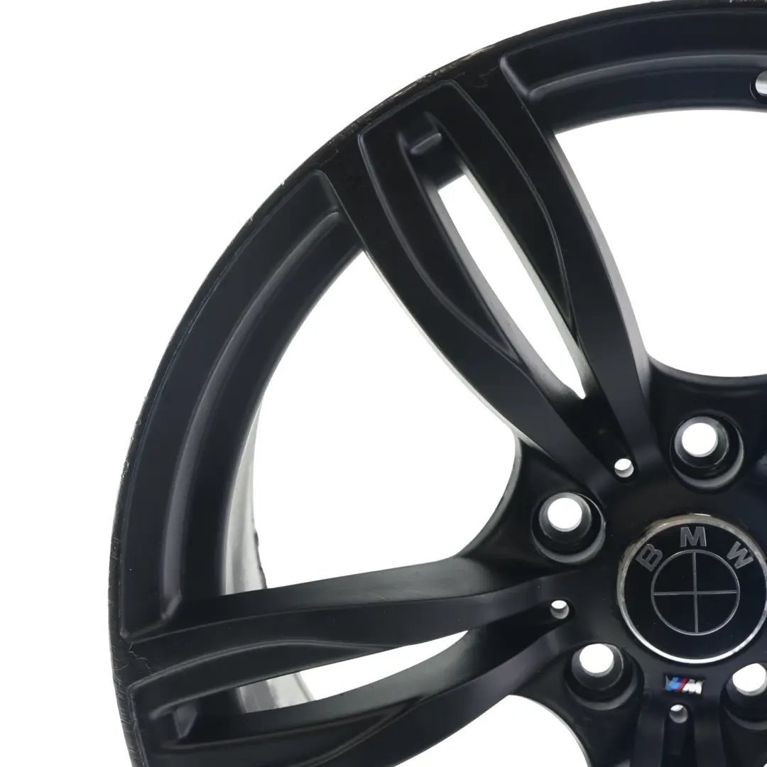 BMW Wheel Rim Alloy Black VIA 18" 9.5J Double Spoke - SKU BMW-VIA-18-8 - Part number BMW-VIA-18