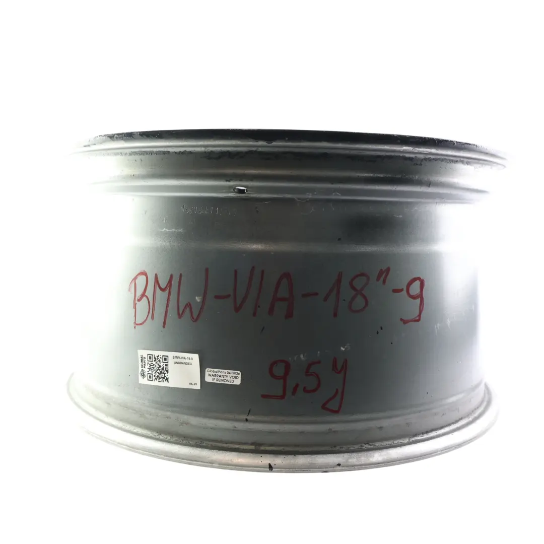 BMW Felge Alu Schwarz VIA 18" 9.5J Doppelte Speiche - SKU BMW-VIA-18-9 - Teilenummer BMW-VIA-18