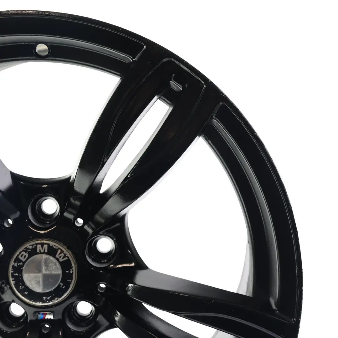 Rim Alloy Black VIA 18" 9.5J Double Spoke to BMW Wheel with Part number BMW-VIA-18 BMW Wheel Rim Alloy Black VIA 18" 9.5J Double Spoke - SKU BMW-VIA-18-9 - Part number BMW-VIA-18